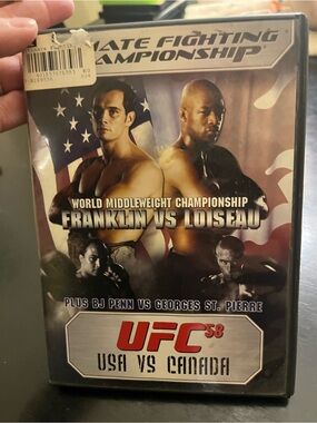 UFC 58 Franklin vs Loiseau (USA vs Canada) - Martial Arts DVD - Black